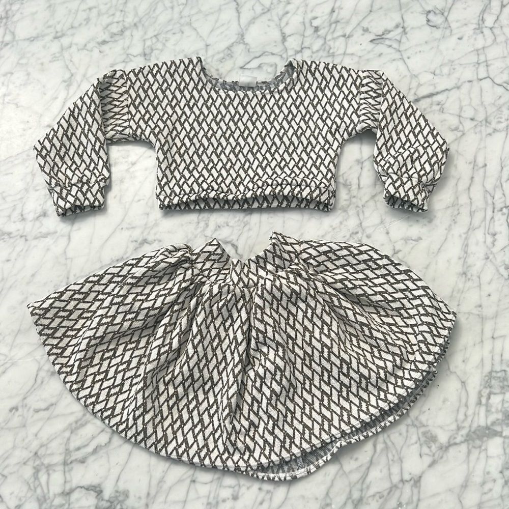 The Little Posh Co. Matching set Sz 2/3
